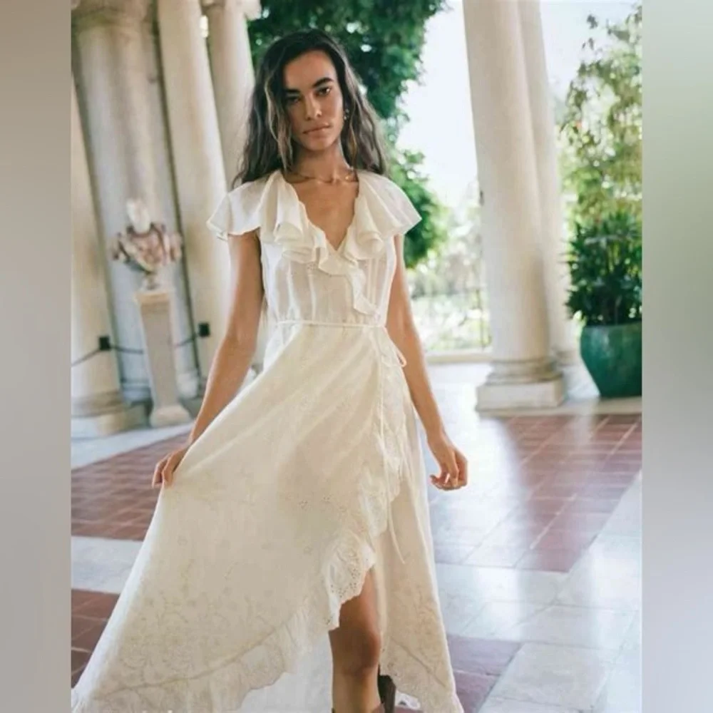 NWT Christy Dawn Camilla Dress in Ivory Embroider - Picture 2 of 9